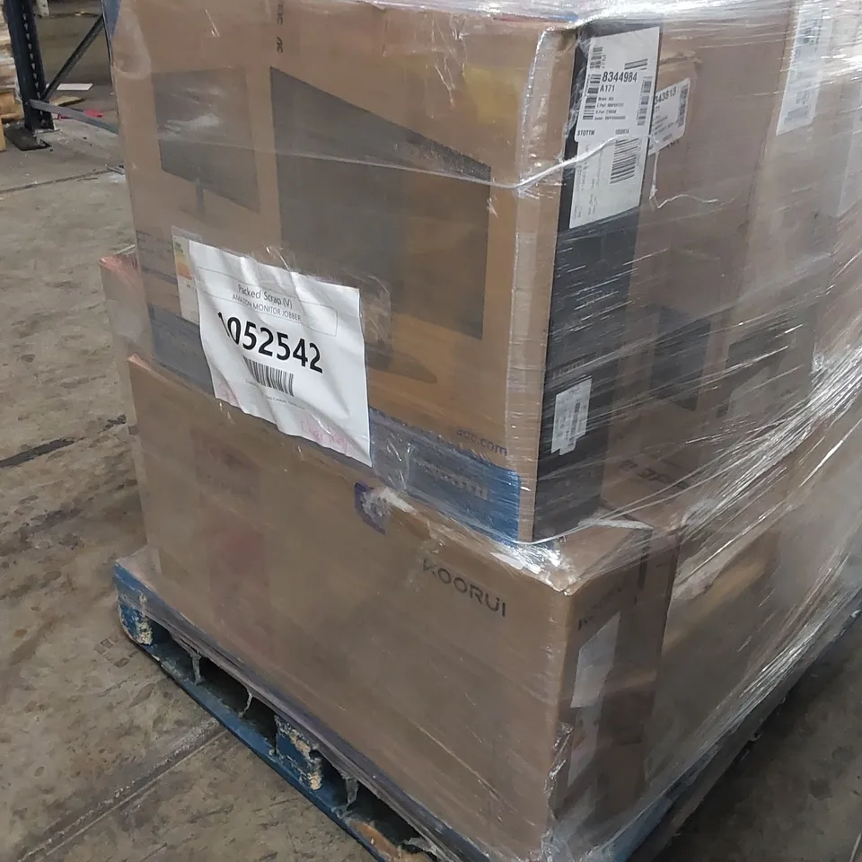 PALLET OF APPROXIMATELY 20 UNPROCESSED RAW RETURN MONITORS TO INCLUDE;