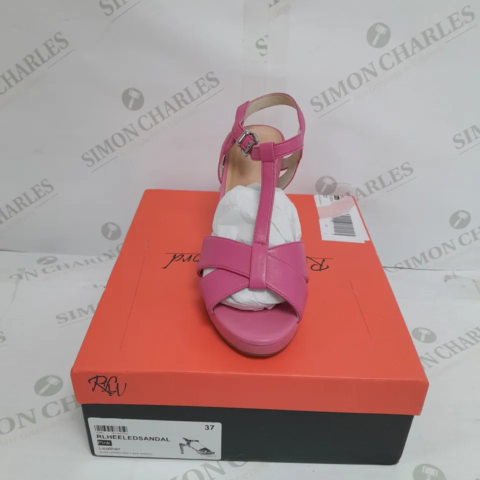 RUTH LANGSFORD HEELED SANDAL SIZE 4