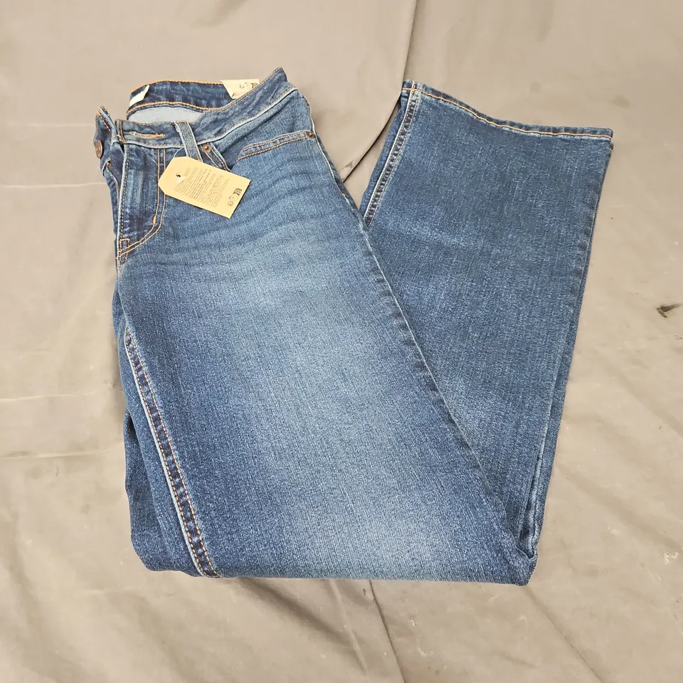 LEVI'S SUPERLOW BOOTCUT JEANS IN BLUE DENIM SIZE 27X32