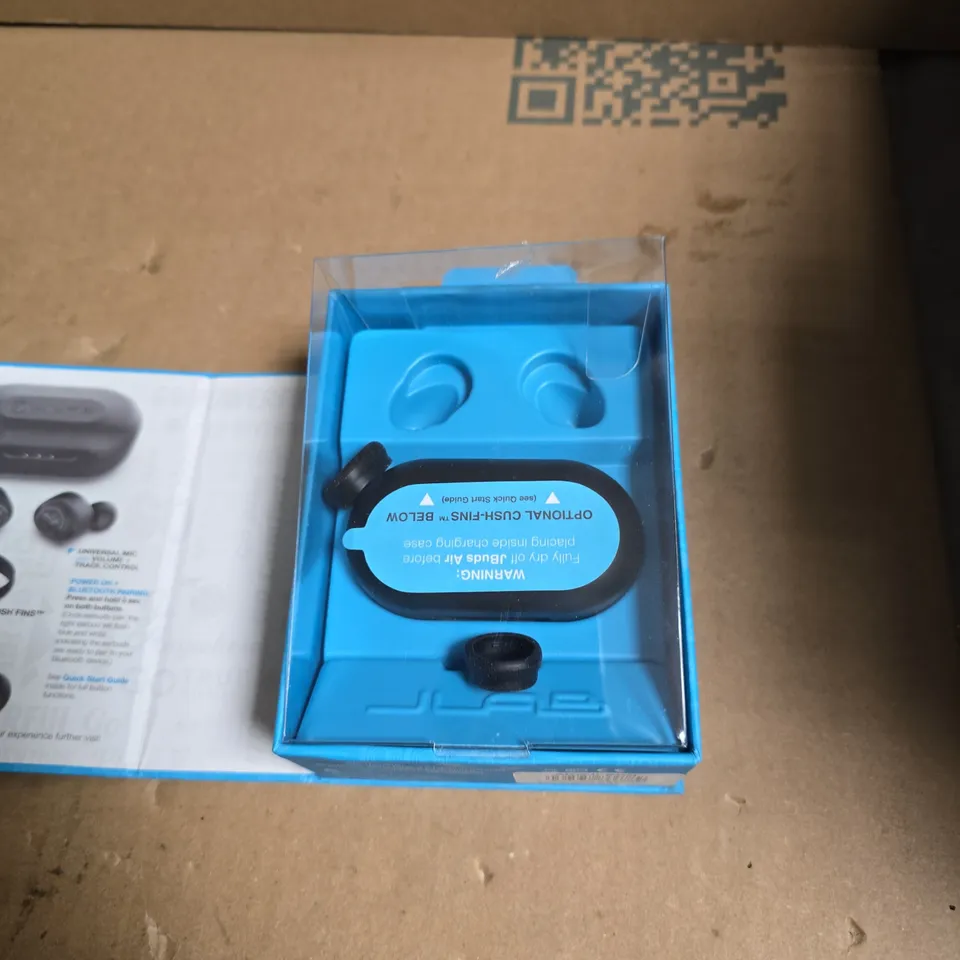 JLAB JBUDS AIR TRUE WIRELESS SIGNATURE EARBUDS – BLUE PACKAGING
