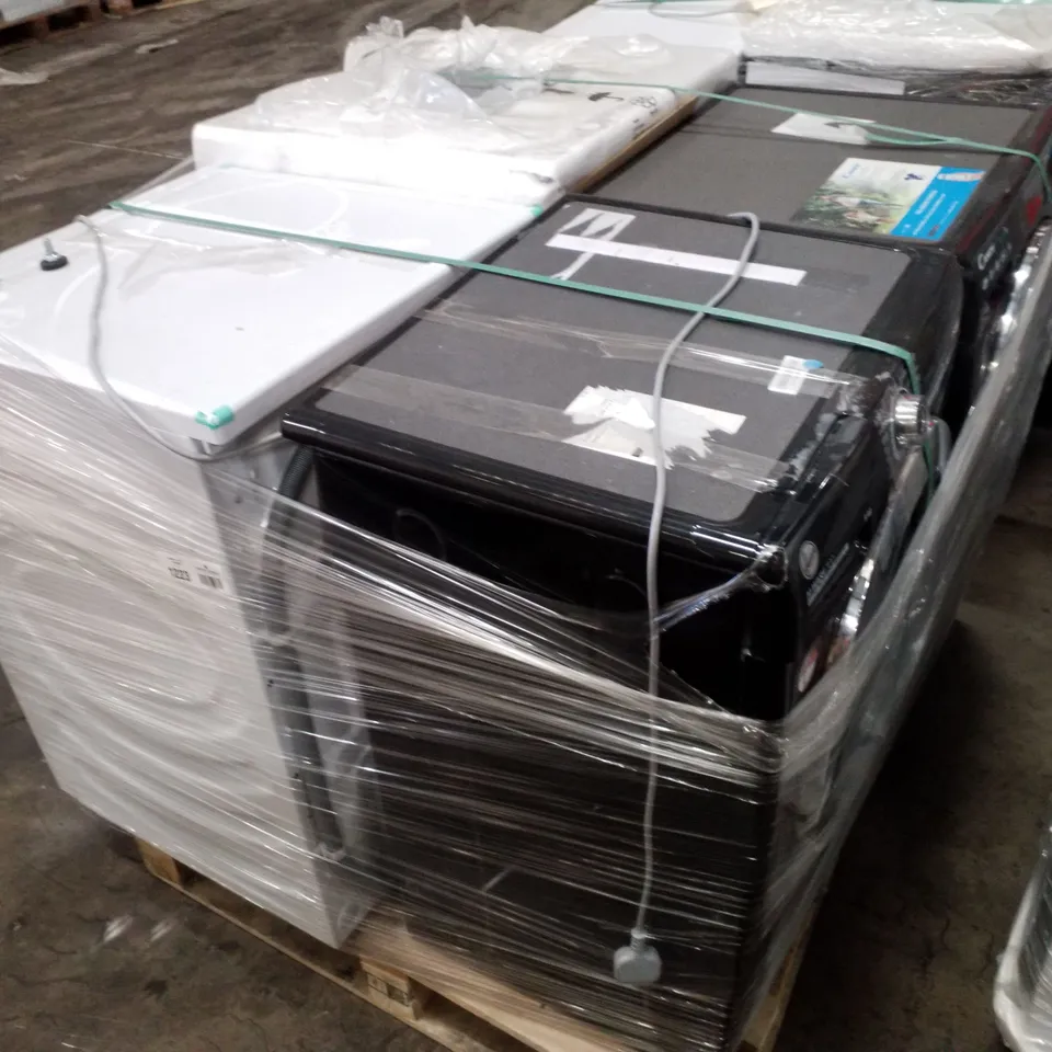 PALLET OF APPROXIMATELY 4 UNPROCESSED RAW RETURN WHITE GOODS TO INCLUDE;