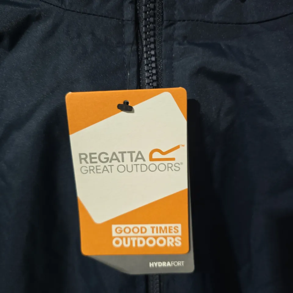 REGATTA HYDRAFORT KIDS' NAVY JACKET – UK 9-13 YEARS