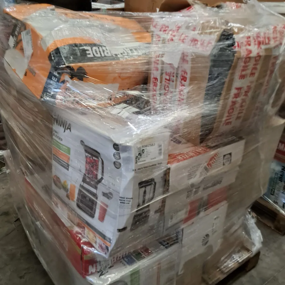 PALLET OF APPROXIMATELY 26 UNPROCESSED RAW RETURN HOUSEHOLD AND ELECTRICAL GOODS TO INCLUDE;