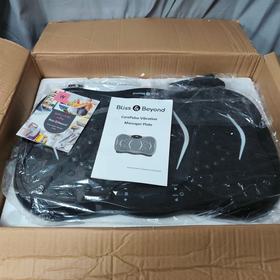 BLISS & BEYOND COREPULSE VIBRATION MASSAGER PLATE