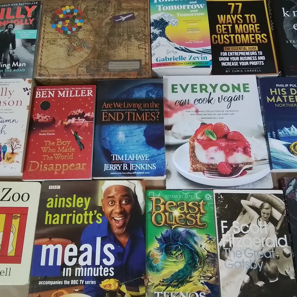 LARGE QUANTITY OF ASSORTED BOOKS TO INCLUDE WORLD OF POLAR BEAR, THE RISEN SHARD AND A YEAR IN THE COUNTRY  - COLLECTION ONLY