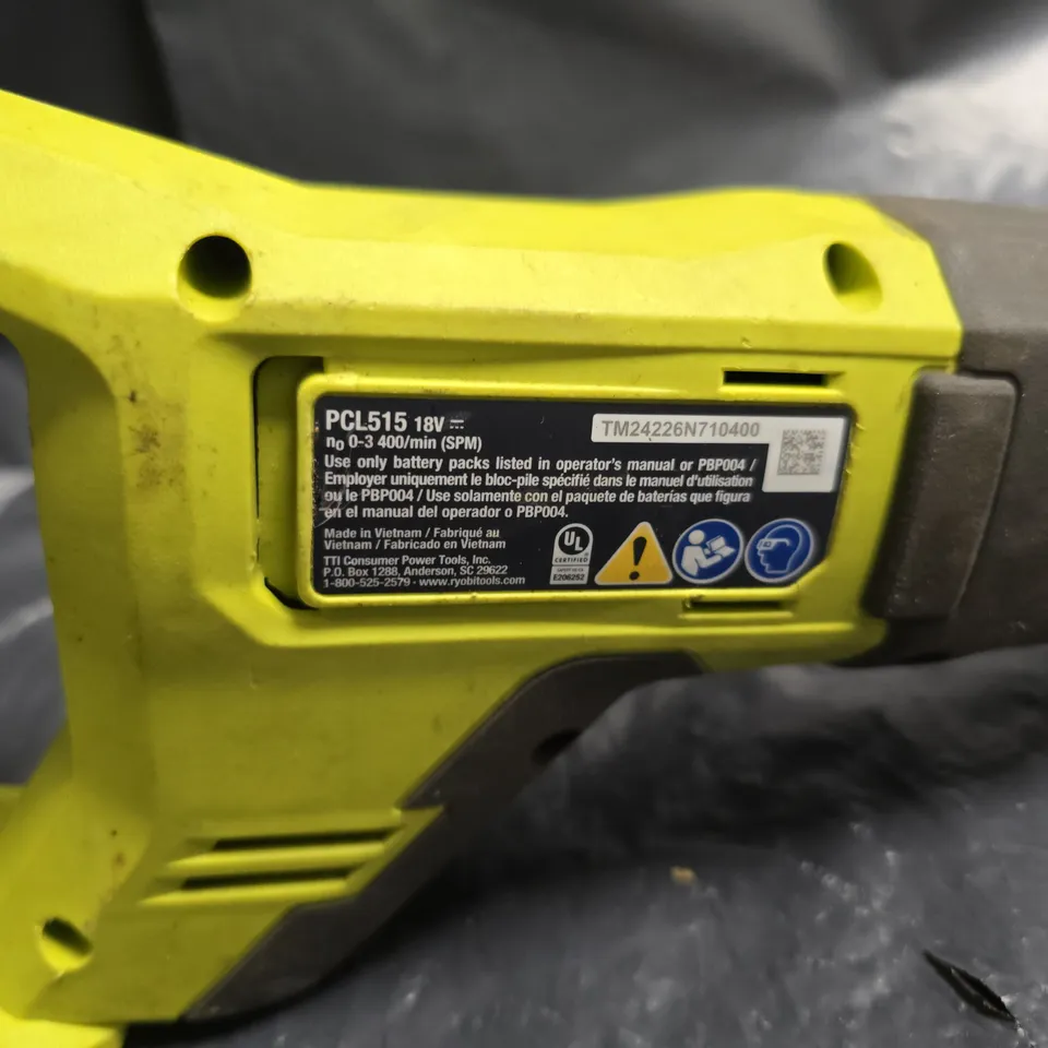 RYOBI PCL515 18V CORDLESS POWER TOOL – ONE+