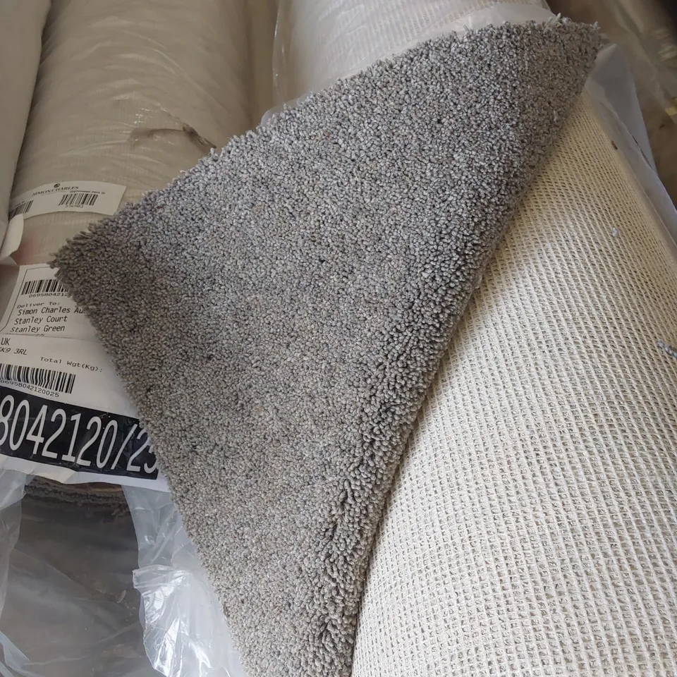 ROLL OF QUALITY BURFORD TWIST ELITE SHILTON CARPET // APPROX SIZE: 4 X 4.4m