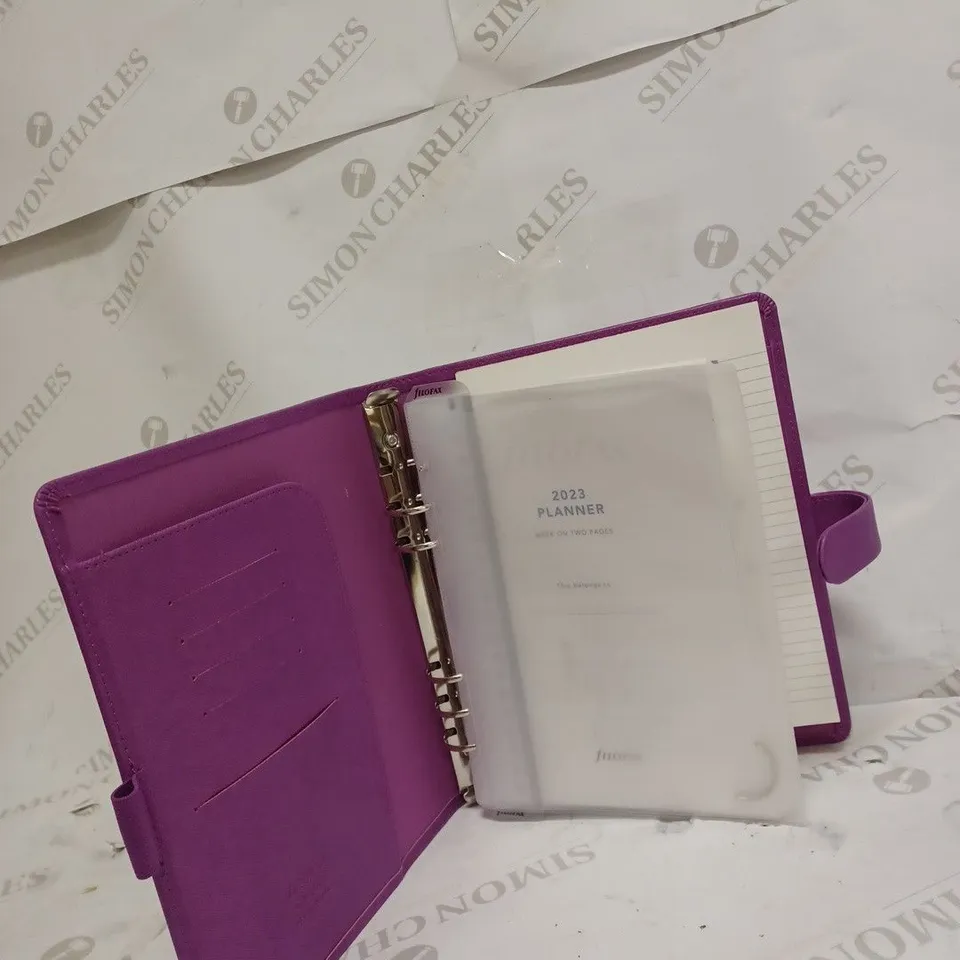 2019 FILOFAX A5 SAFFIANO ORGANISER - RASPBERRY