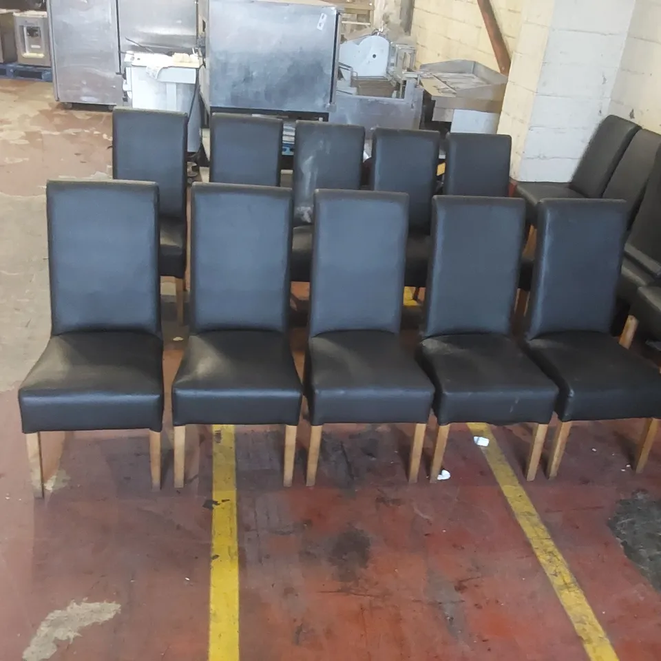 10x UPHOLSTERED RESTAURANT DINING CHAIRS