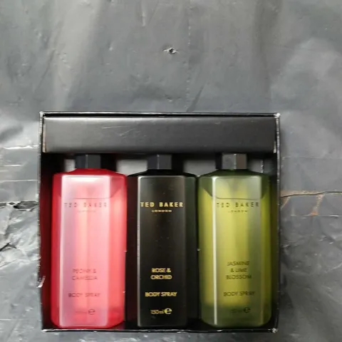 TED BAKER BODY SPRAY TRIO 150ML