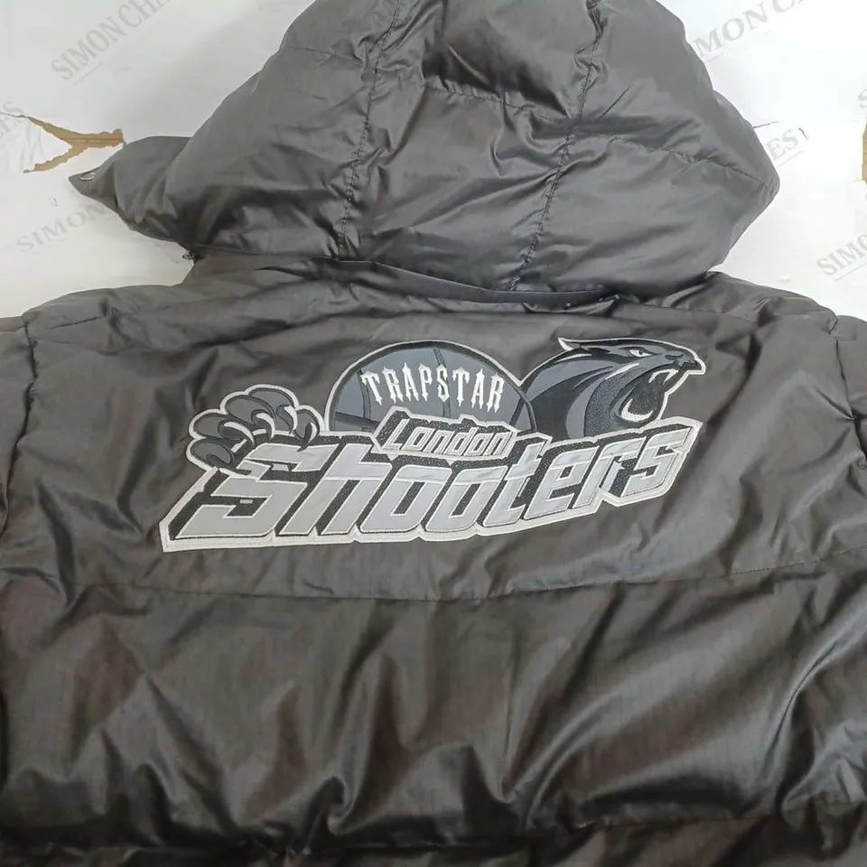 TRAPSTAR HEAVY PADDED JACKET IN BLACK - MEDIUM
