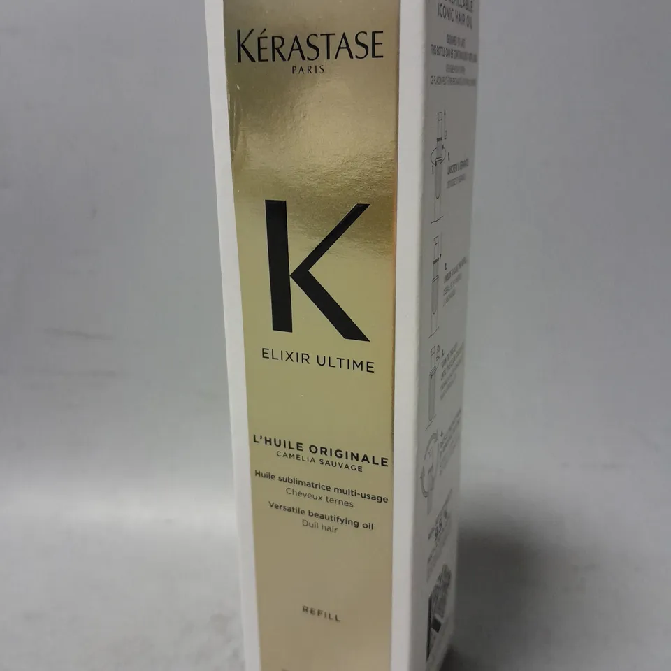 BOXED KERASTASE ELIXIR ULTIME L'HUILE ORIGINALE REFILL 75ML