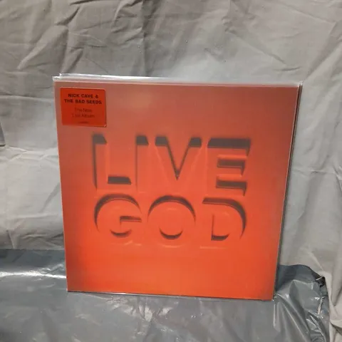 NICK CAVE & THE BAD SEEDS - THE NEW LIVE ALBUM (ORANGE VINYL LP, SEALED)