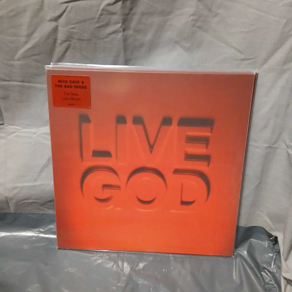 NICK CAVE & THE BAD SEEDS - THE NEW LIVE ALBUM (ORANGE VINYL LP, SEALED)