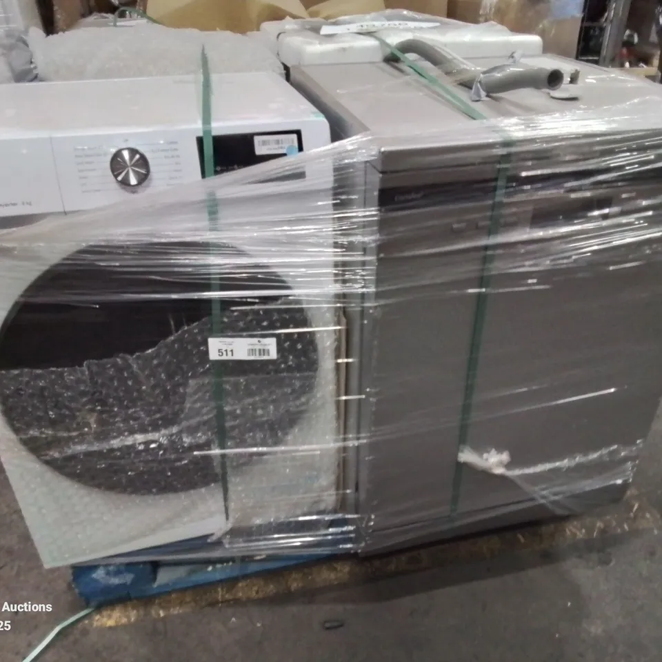 PALLET OF APPROXIMATELY 4 UNPROCESSED RAW RETURN WHITE GOODS TO INCLUDE