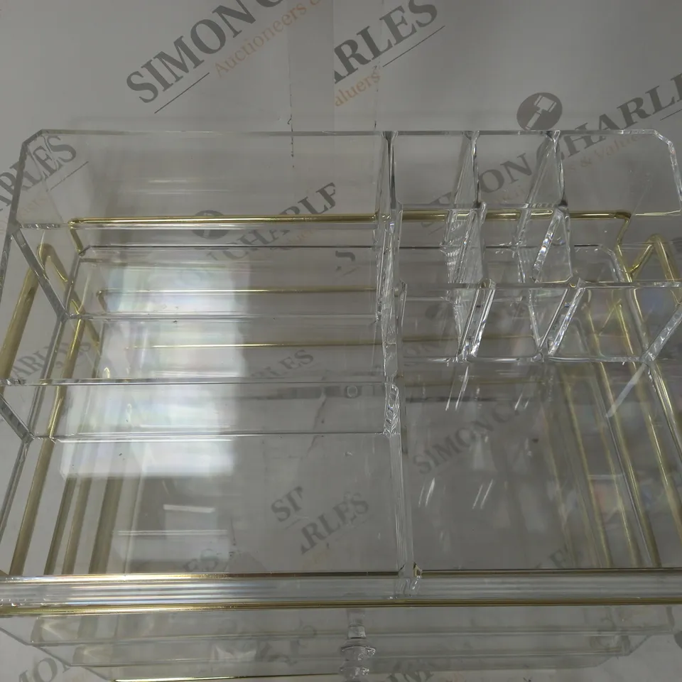 MULTI STORAGE BOX FOR JEWLERY GOLD