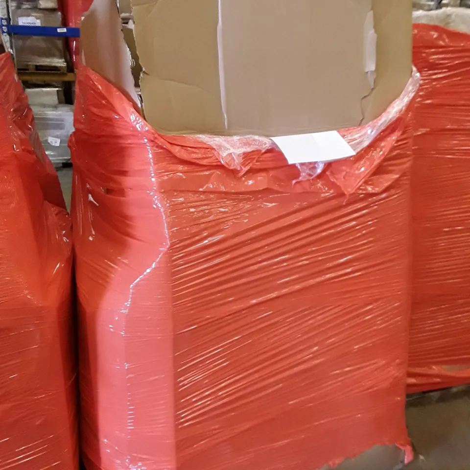 PALLET OF ASSORTED PRODUCTS INCLUDING SIDE TABLE, BED ASSIST RAIL, WASHER/DRYER, 3D WALL PANEL, AIR OVEN 