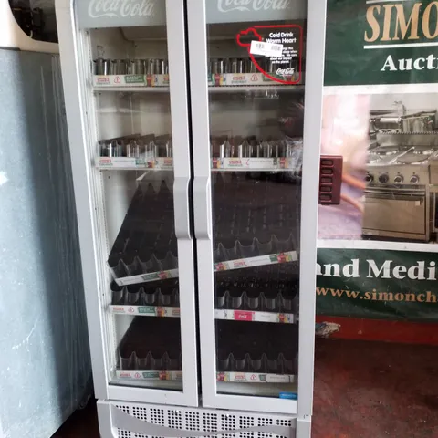 COCA COLA DOUBLE DOOR DISPLAY FRIDGE