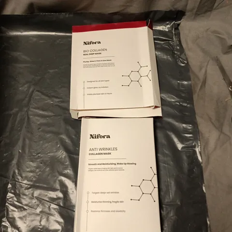 NIFORA BIO COLLAGEN REAL DEEP MASK & ANTI-WRINKLES COLLAGEN MASK – SET OF 2 BOXES