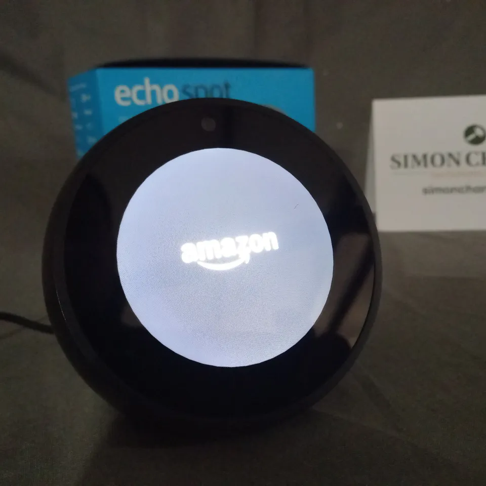 BOXED AMAZON ECHO SPOT