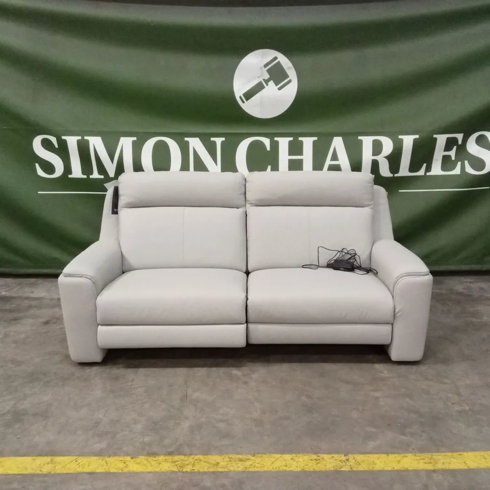 QUALITY DESIGNER ITALIAN MADE GIORGIA 3 SEATER LEATHER ELECTRIC RECLINER SOFA