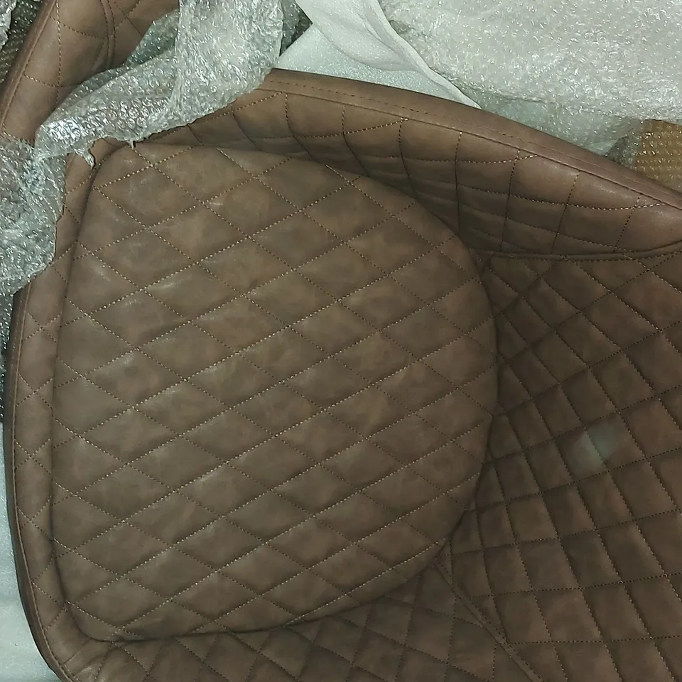 BOXED PAIR GREEN VELVET DINING CHAIR (ONE CHAIR ONLY)