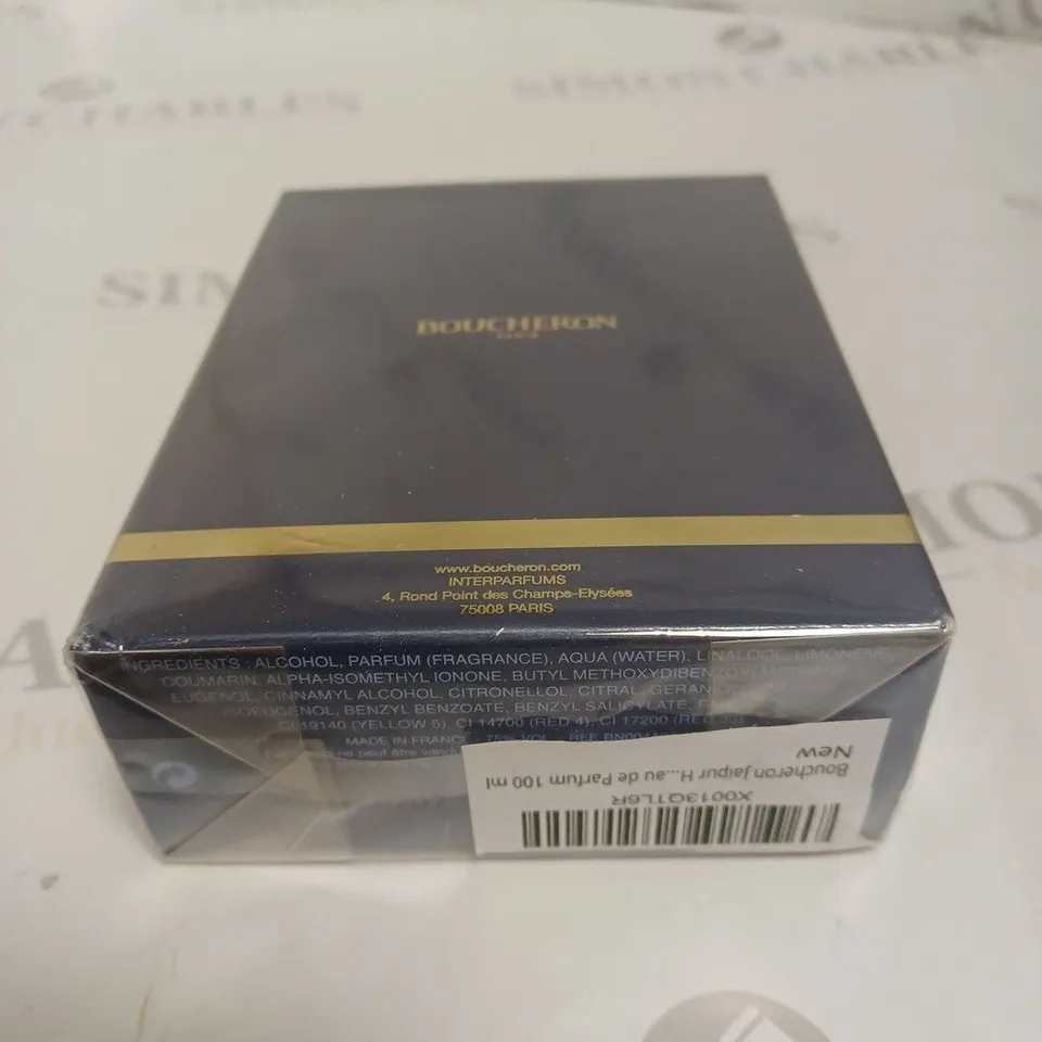 SEALED BOUCHERON PARIS JAIPUR HOMME EAU DE PARFUM - 100ML