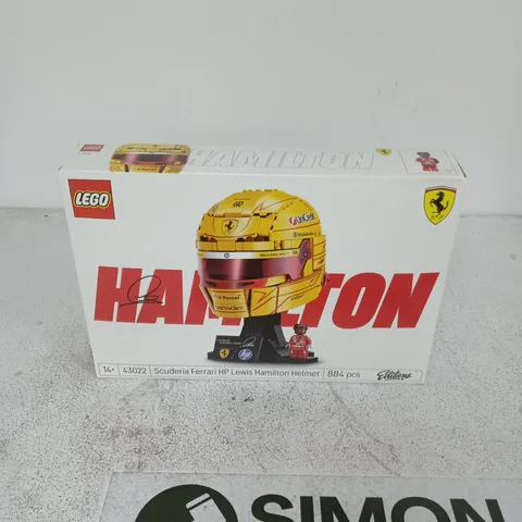 LEGO EDITIONS SCUDERIA FERRARI HP LEWIS HAMILTON HELMET 43022