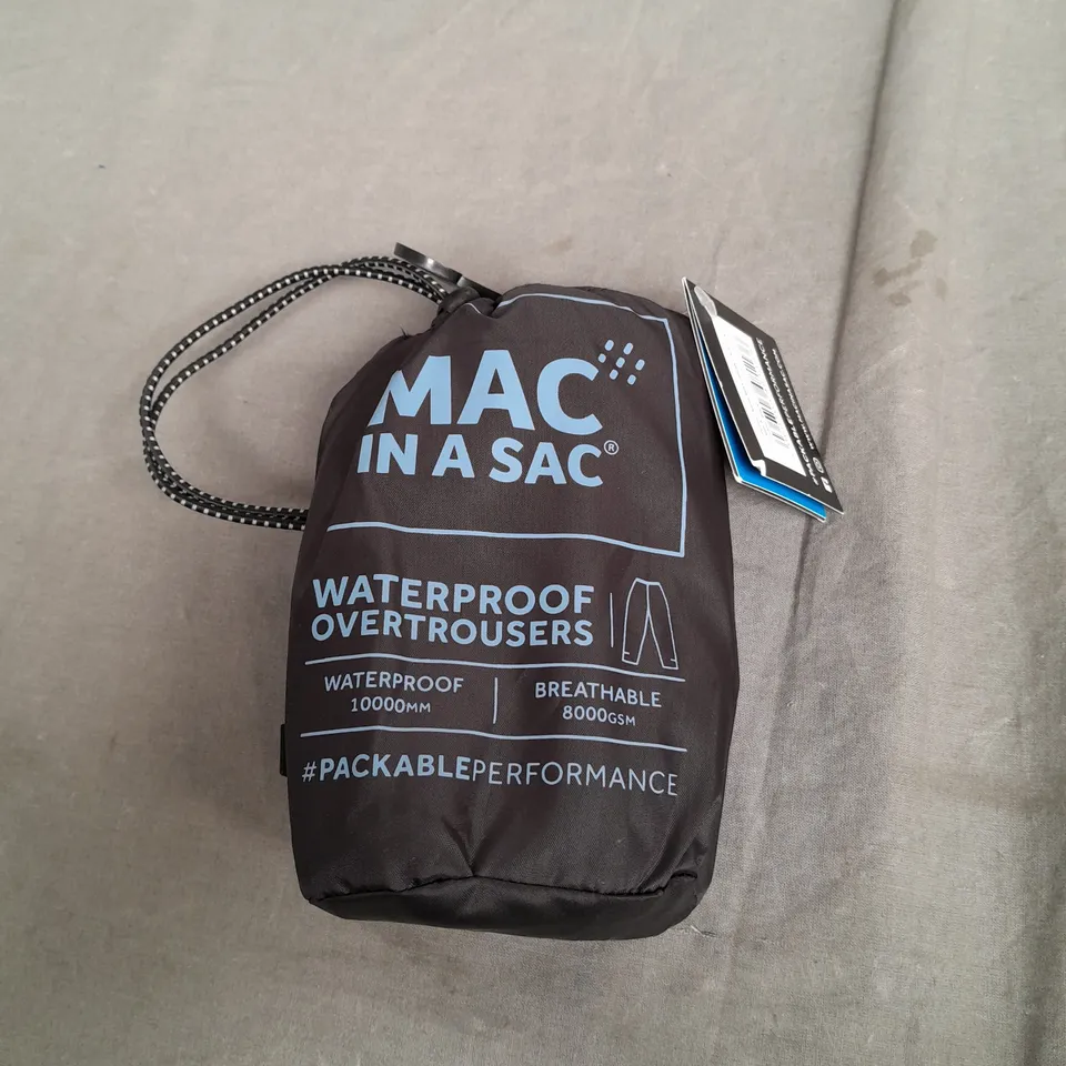 WATERPROOF TROUSERS MAC IN A SAC UNISEX ORIGIN II BLACK - SMALL