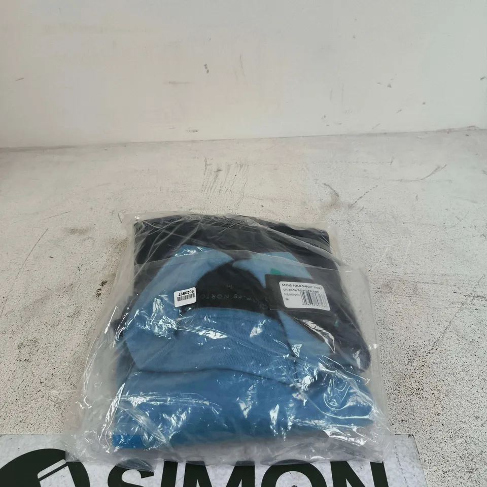 CHARLES NORTON MENS POLO SWEA SHIRT MEDIUM TAGGED BAGGED
