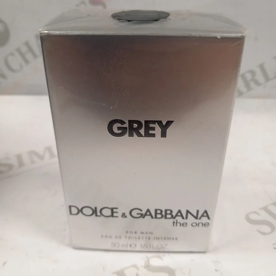 BOXED AND SEALED DOLCE AND GABBANA THE ONE GREY FOR MEN EAU DE TOILETTE INTENSE 50ML