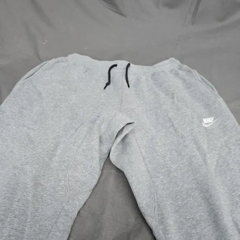 NIKE LIGHT GREY TRACKSUIT PANTS - LARGE