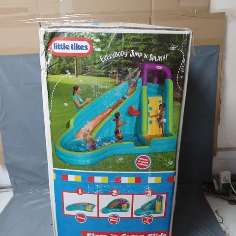 SLAM N CURVE INFLATABLE WATER SLIDE - COLLECTION ONLY
