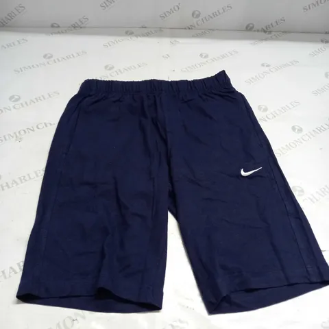 NIKE LOGO SHORTS IN NAVY SIZE S