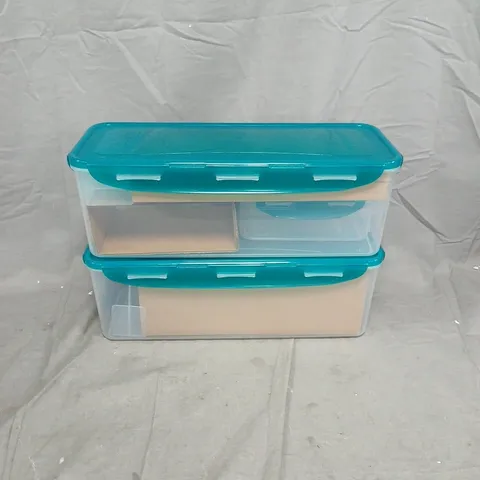 Lock & Lock Set of 3 Bread & Butter Storage Containers
