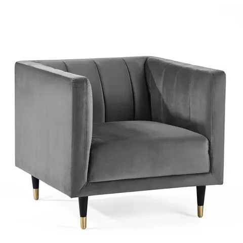 BOXED WYNELL 84CM WIDE VELVET ARMCHAIR