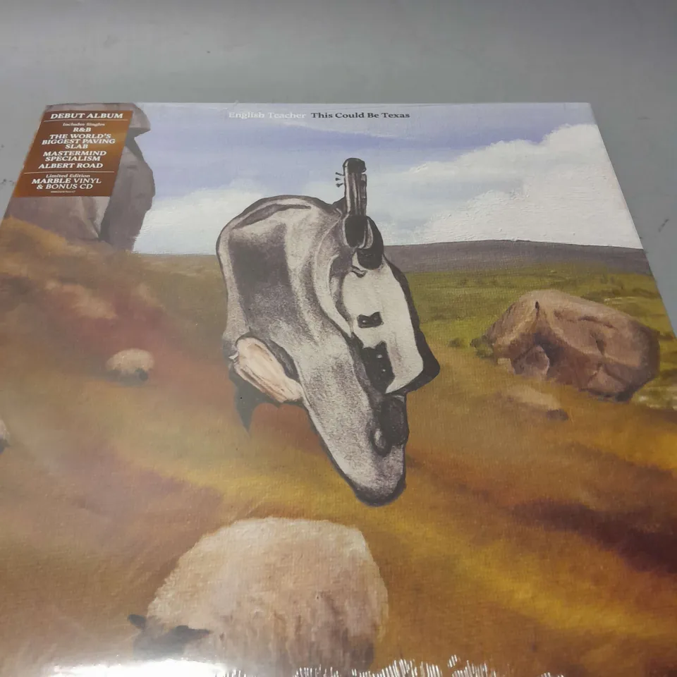 SEALED ENGLISH TEACHER - THIS COULD BE TEXAS MARBLE VINYL