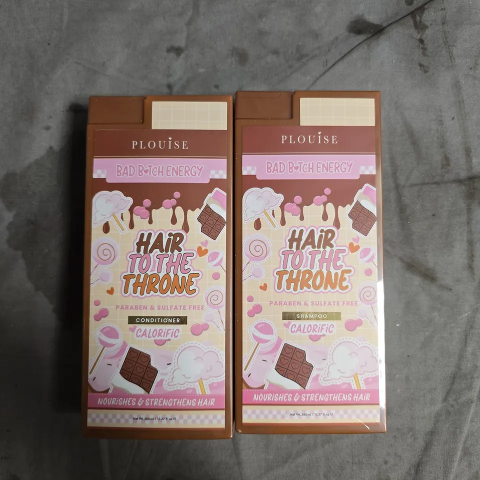 P.LOUISE HAIR TO THE THRONE SHAMPOO & CONDITIONER SET