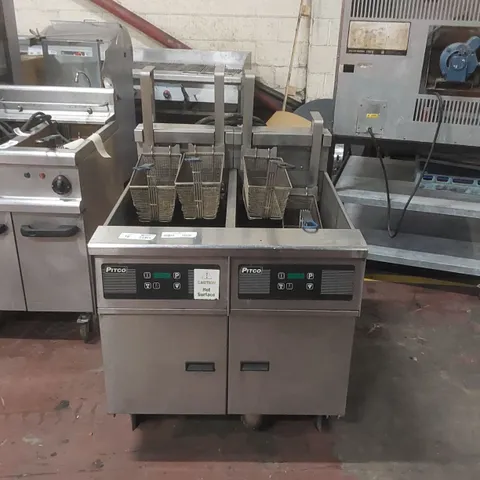 PITCO COMMERCIAL ELECTRIC DOUBLE DEEP FRYER