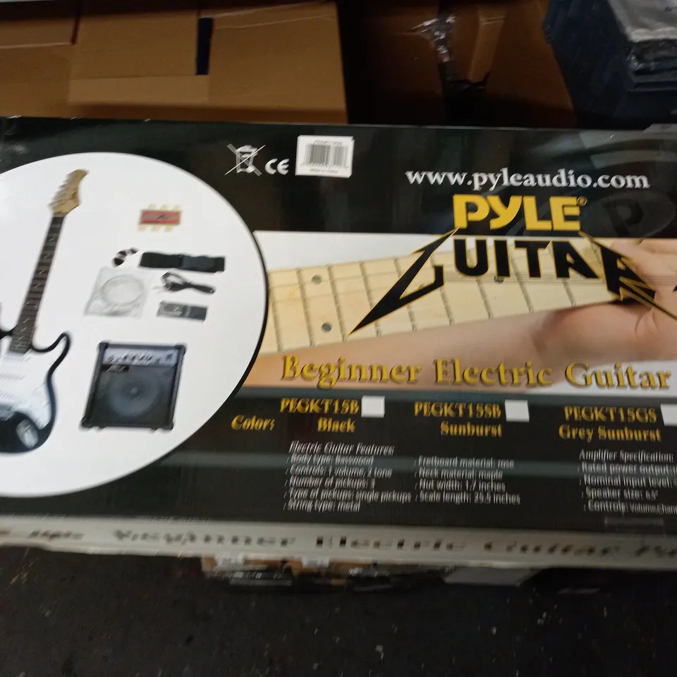 PYLE GUITAR BEGINNERS ELECTRIC GUITAR
