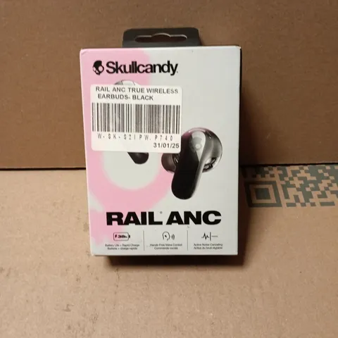 SKULLCANDY RAIL ANC TRUE WIRELESS EARBUDS – BLACK