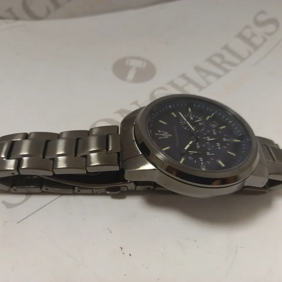 MASERATI SUCCESSO CHRONOGRAPH MENS STAINLESS STEEL WATCH RRP £189
