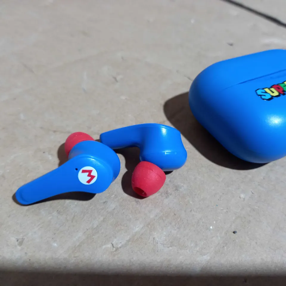 SUPER MARIO WIRELESS EARPODS BLUE