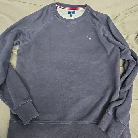 GANT NAVY SWEATSHIRT – MEN'S, SIZE L