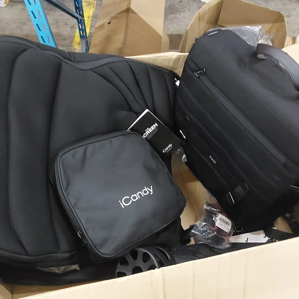BOX TO CONTAIN ASSORTED ICANDY BABY TRAVEL ACCESSORY PRODUCTS