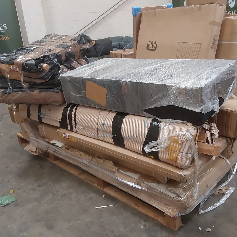 PALLET CONTAINING A VERY LARGE QUANTITY OF ASSORTED FURNITURE PARTS ECT 