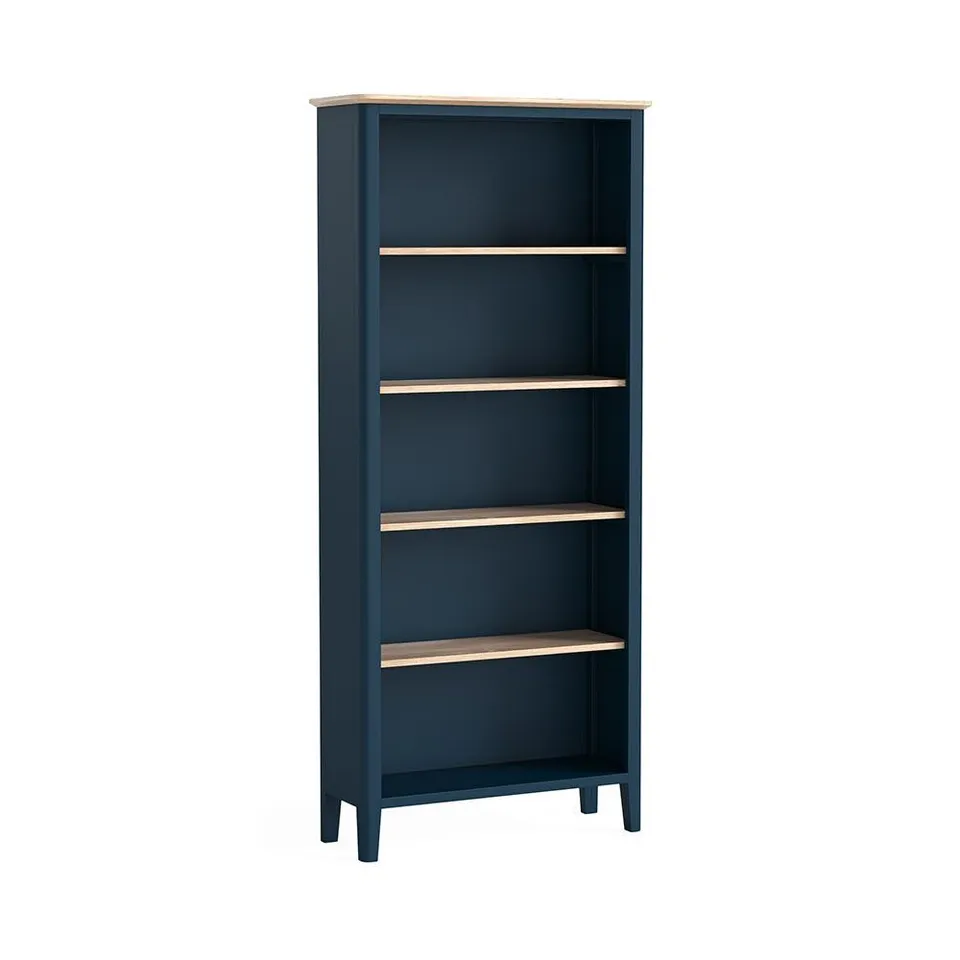 BOXED MARLOW LARGE BOOKCASE - BLUE (2 BOXES)
