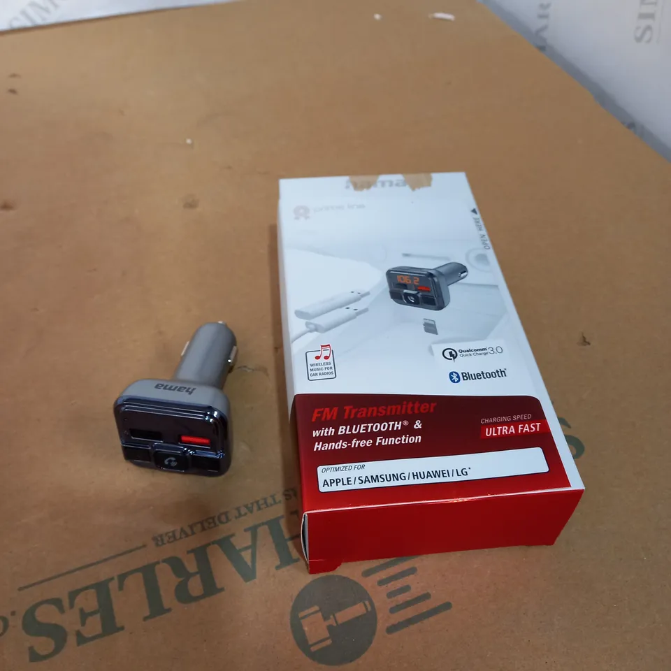 HAMA FM TRANSMITTER WITH BLUETOOTH 