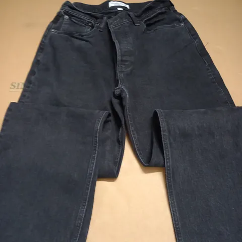 ABERCROMBIE & FITCH THE 90S BAGGY LOW RISE BLACK JEANS - SIZE EU27