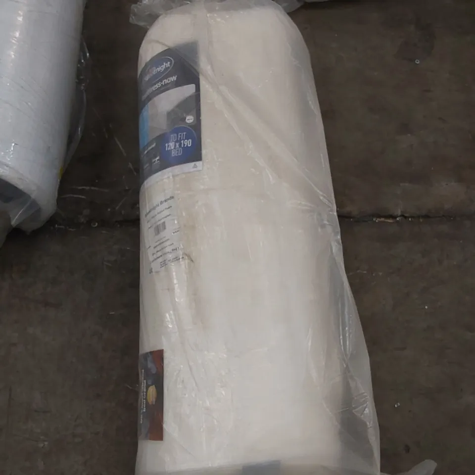 QUALITY BAGGED AND ROLLED SILENTNIGHT 120cm SMALL DOUBLE SIZED MATTRESS 